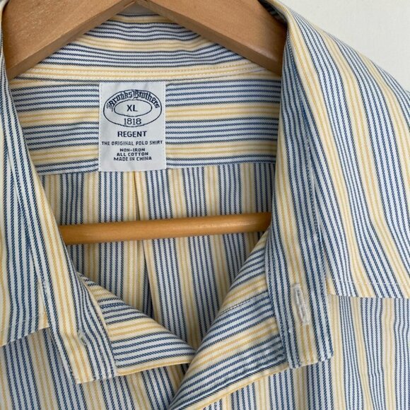 BROOKS Brothers 1818 Men’s Original Polo All Cotton Shirt Size XL Good Condition - Picture 4 of 5
